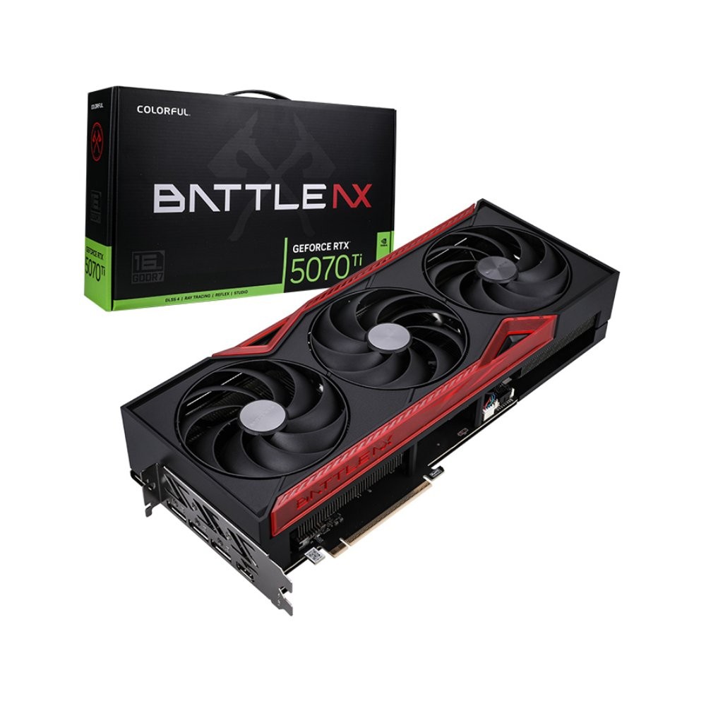 การ์ดจอ COLORFUL GeForce RTX 5070 Ti Battle AX 16GB-V GDDR7 256-bit