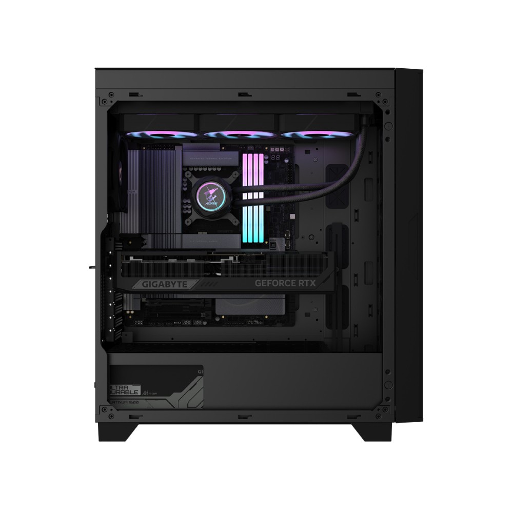 คอมพิวเตอร์ตั้งโต๊ะ GIGABYTE DESKTOP TW AI TOP 100 Z890 Black