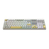 คีย์บอร์ดเกมมิ่ง Signo Gaming Keyboard RGB NARZISS KB-734GY Green /White