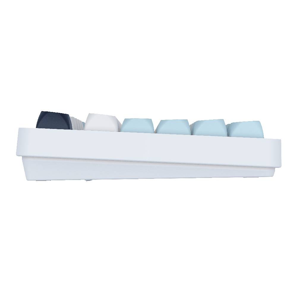 คีย์บอร์ดเกมมิ่ง Signo Gaming Keyboard RGB NARZISS KB-734WB White/Sky Blue