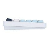 คีย์บอร์ดเกมมิ่ง Signo Gaming Keyboard RGB NARZISS KB-734WB White/Sky Blue