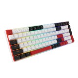 คีย์บอร์ดเกมมิ่ง Signo Gaming Keyboard Tri-Mode Mechanical MAXXUS KB-740W (Yellow Switches)