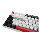 คีย์บอร์ดเกมมิ่ง Signo Gaming Keyboard Tri-Mode Mechanical MAXXUS KB-740W (Yellow Switches)