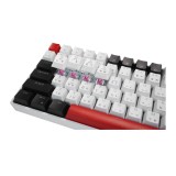 คีย์บอร์ดเกมมิ่ง Signo Gaming Keyboard Tri-Mode Mechanical MAXXUS KB-740W (Pink Switches)