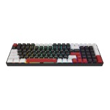 คีย์บอร์ดเกมมิ่ง Signo Gaming Keyboard Tri-Mode Mechanical MAXXUS KB-740BLK (Pink Switches)