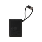 พาวเวอร์แบงค์ TECHPRO 10,000 mAh Built-in Cable PB10-D Black