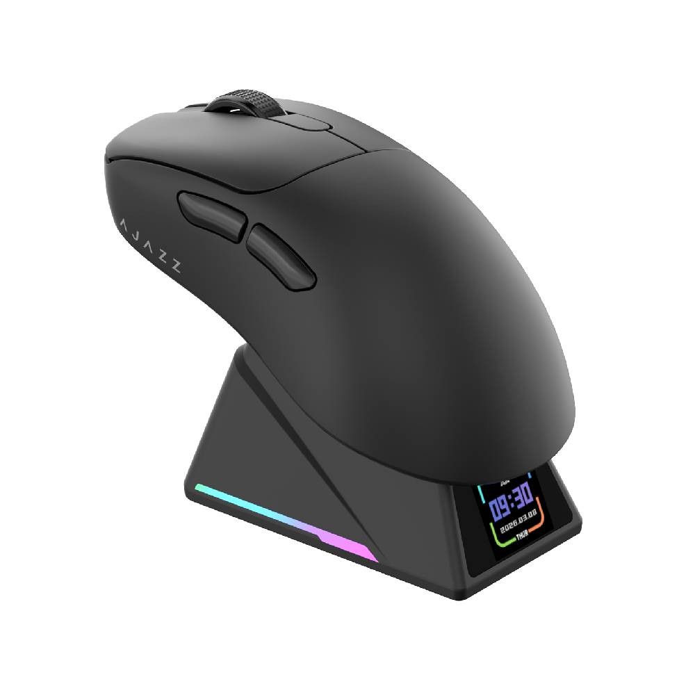 เมาส์เกมมิ่ง Ajazz Gaming Mouse AJ179P MC PRO Wired + 2.4GHz + BT Black