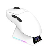 เมาส์เกมมิ่ง Ajazz Gaming Mouse AJ179P MC PRO Wired + 2.4GHz + BT White