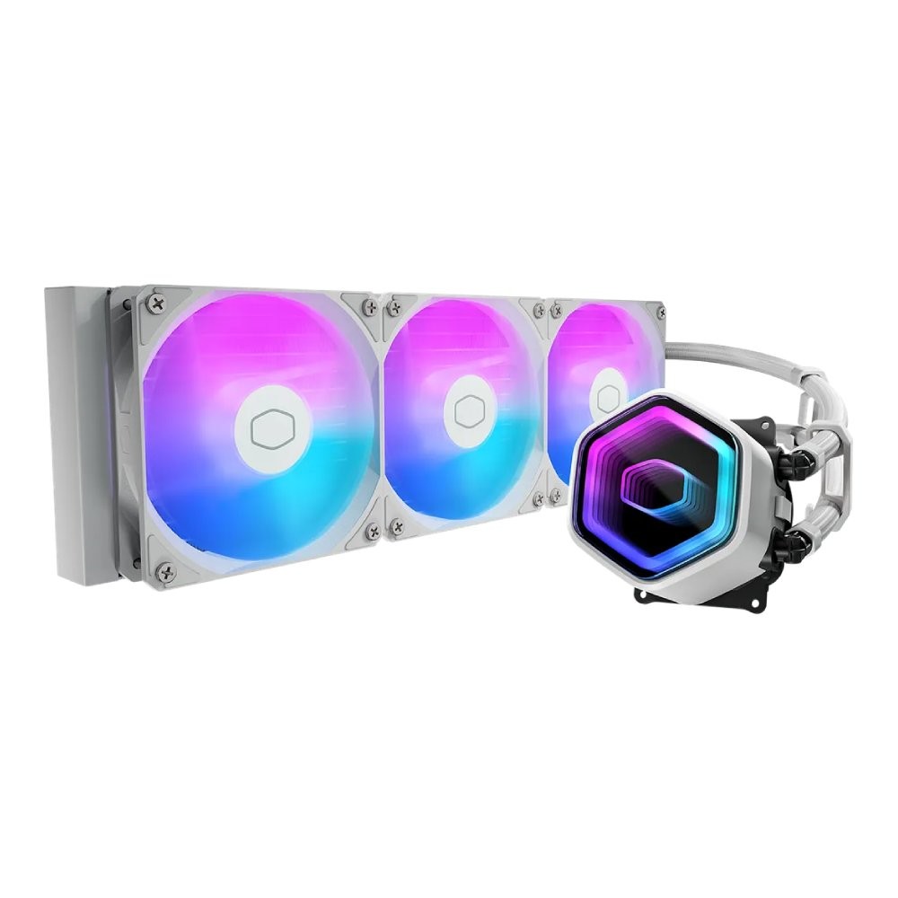 ชุดระบายความร้อนซีพียู COOLER MASTER MasterLiquid 360 Core II White Edition (MLW-D36M-A18PA-RW)