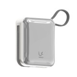 พาวเวอร์แบงค์ Ukiki 10,000 mAh PD35W Built-in Cable Mini Fast KP10-06 (CCC) Silver