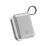 พาวเวอร์แบงค์ Ukiki 10,000 mAh PD35W Built-in Cable Mini Fast KP10-06 (CCC) Silver