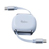 สายชาร์จ QPLUS USB-C to USB-C Cable SwiftRoll 240W 1M