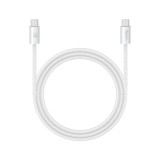 สายชาร์จ QPLUS USB-C to USB-C Cable 60W 1M. White (T6)