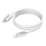 สายชาร์จ QPLUS USB-C to USB-C Cable 60W 1M. White (T6)