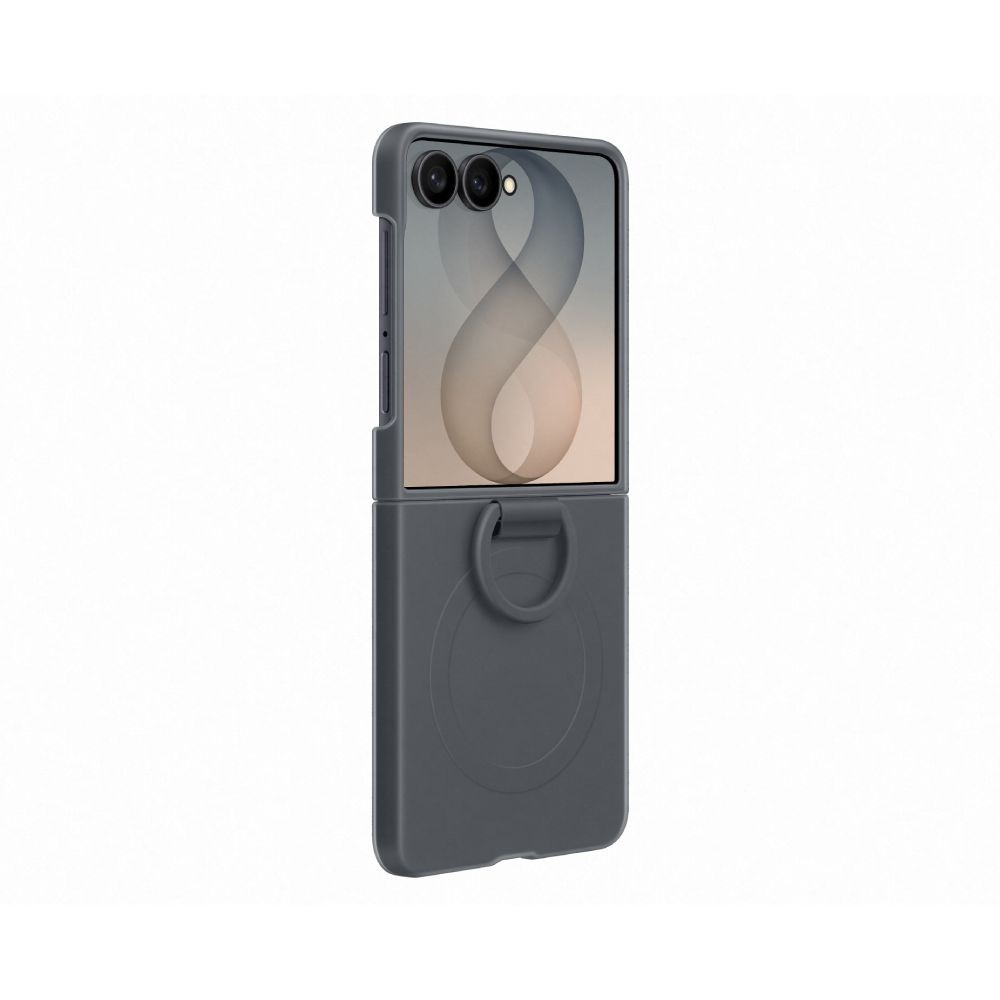 เคส Samsung Galaxy Z Flip8 Silicone Ring Magnet Case Graphite