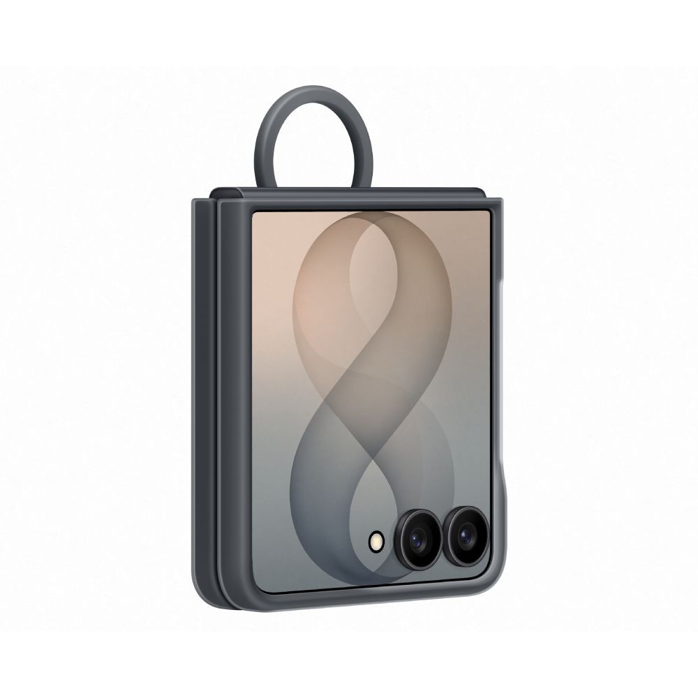 เคส Samsung Galaxy Z Flip8 Silicone Ring Magnet Case Graphite