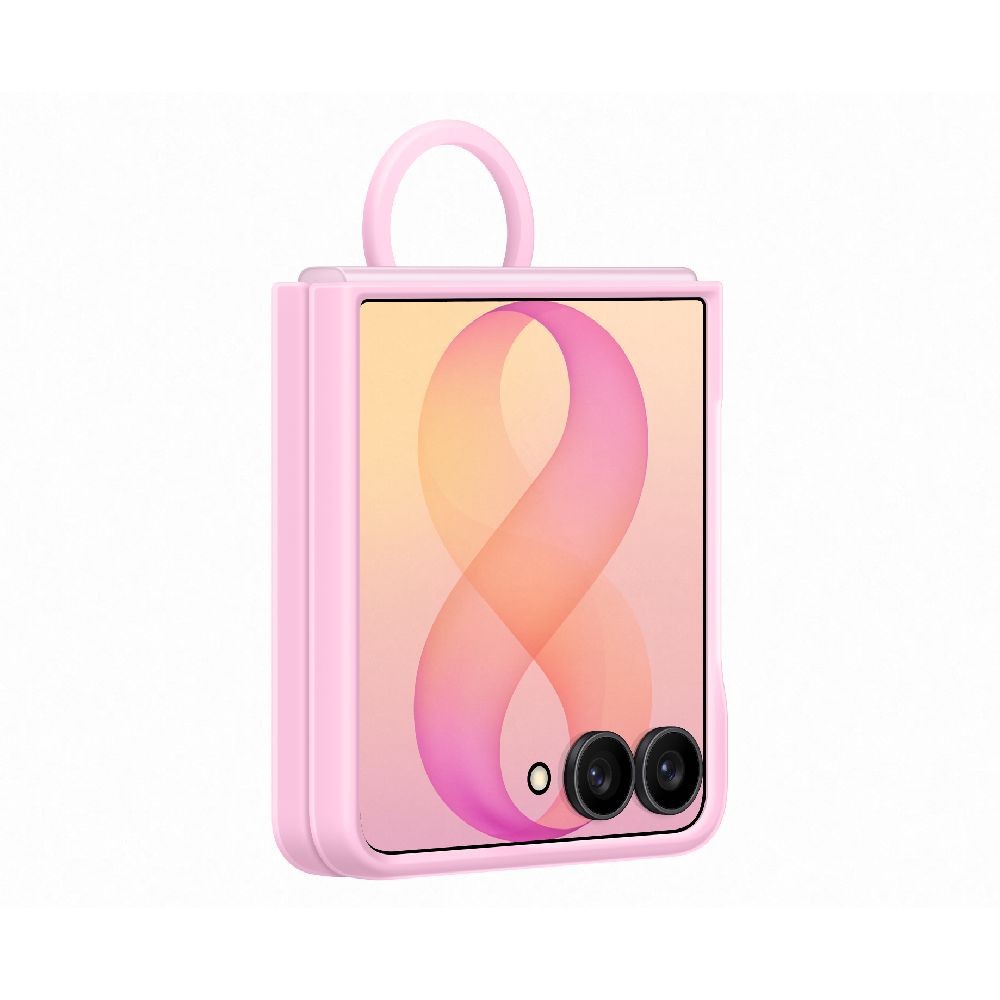 เคส Samsung Galaxy Z Flip8 Silicone Ring Magnet Case Pink