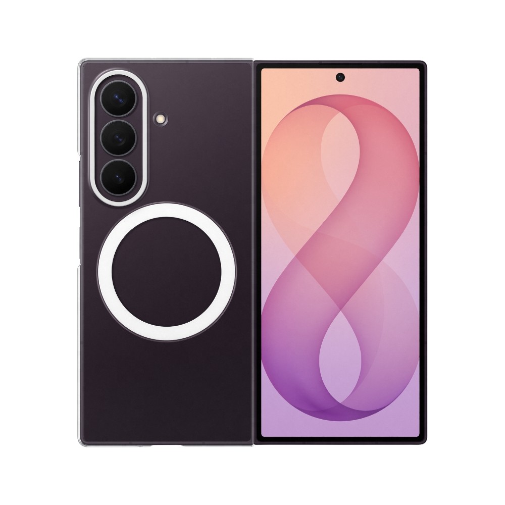 เคส Samsung Galaxy Z Fold8 Ultra Clear Magnet Case Transparent (พร้อมฟิล์มกันรอย)