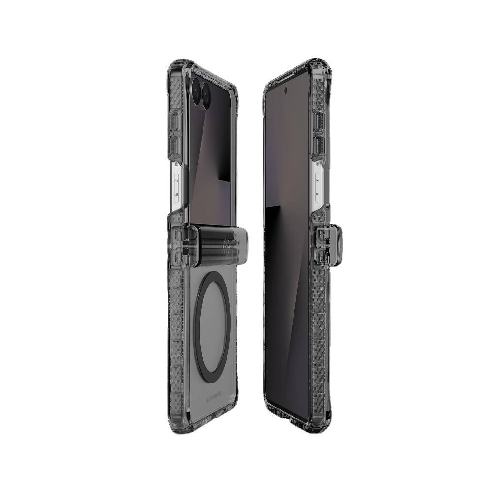 เคส ITSKINS Samsung Galaxy Z Flip 8 MagSafe Hybrid Clear Smoke
