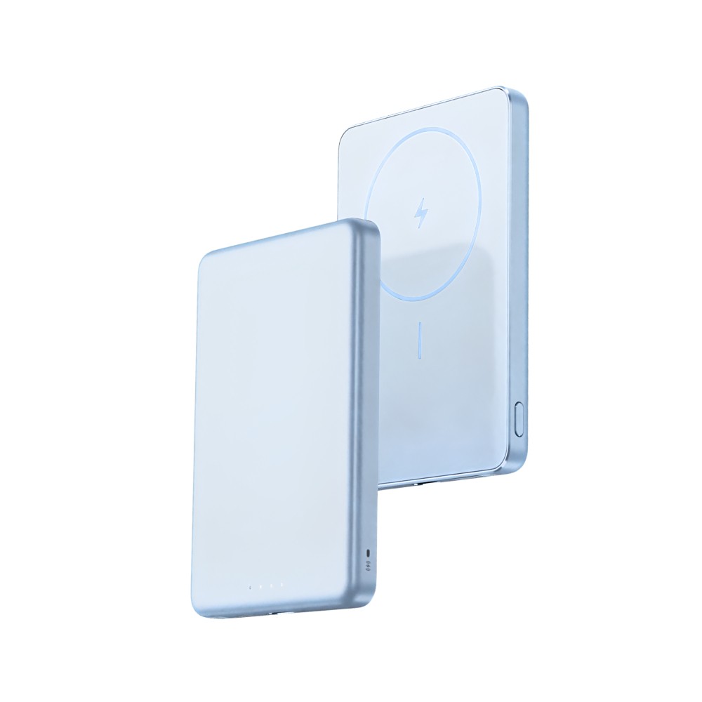 พาวเวอร์แบงค์ Xiaomi Super Slim Magnetic 5,000 mAh Blue