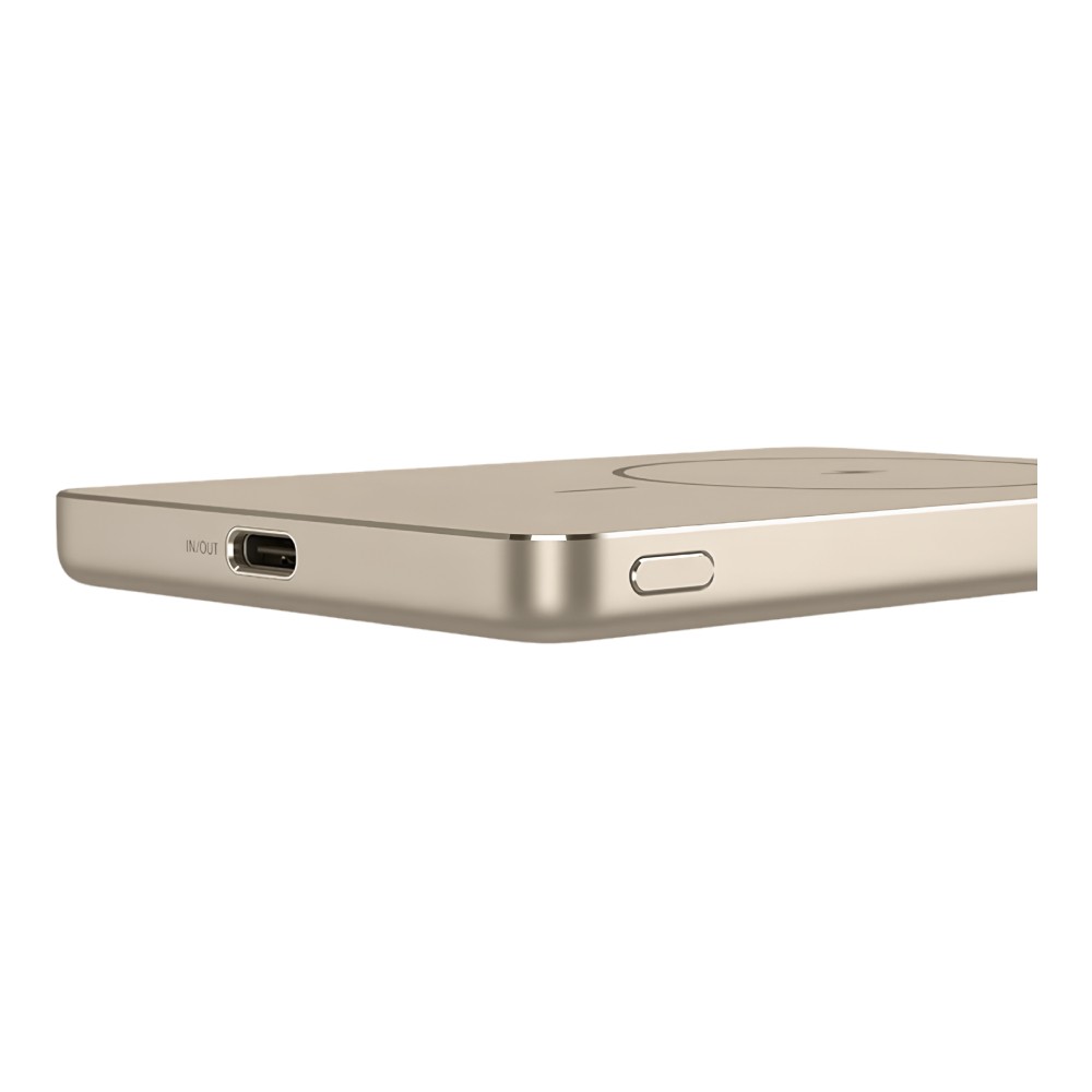 พาวเวอร์แบงค์ Xiaomi Super Slim Magnetic 5,000 mAh Gold