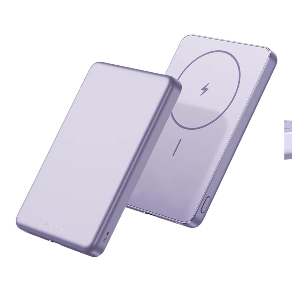 พาวเวอร์แบงค์ Xiaomi Super Slim Magnetic 5,000 mAh Purple