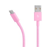 Beats USB-A to USB-C Woven Cable (1.5 m) - Pink