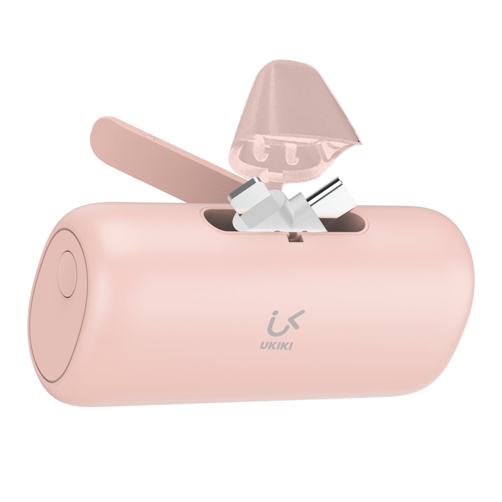 พาวเวอร์แบงค์ Ukiki 5,000 mAh Type-C/Lightning Capsule KP05CL-01 Pro (CCC) Pink