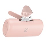 พาวเวอร์แบงค์ Ukiki 5,000 mAh Type-C/Lightning Capsule KP05CL-01 Pro (CCC) Pink