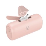 พาวเวอร์แบงค์ Ukiki 5,000 mAh Type-C/Lightning Capsule KP05CL-01 Pro (CCC) Pink