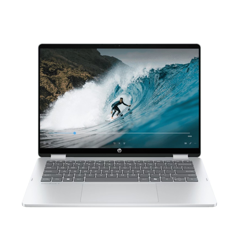 โน๊ตบุ๊ค HP OmniBook 5 Flip Next Gen AI 14-km0009TU Silver