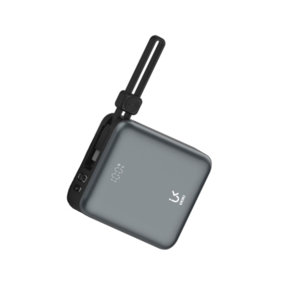 พาวเวอร์แบงค์ Ukiki 10,000 mAh PD22.5W Mini Fast Wireless K06 (CCC) Black