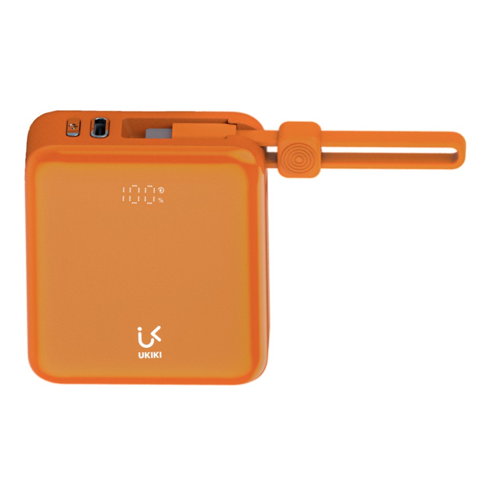 พาวเวอร์แบงค์ Ukiki 10,000 mAh PD22.5W Mini Fast Wireless K06 (CCC) Orange
