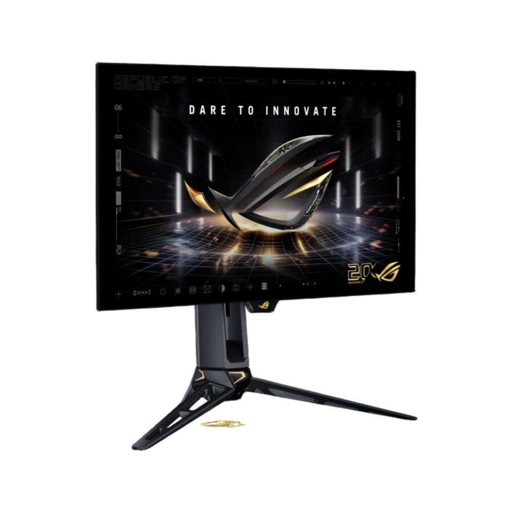 จอมอนิเตอร์ ASUS ROG Swift PG27AQWP-G EDITION 20 Gaming Monitor (OLED 2K 540Hz HD 720Hz (Gold 24K Limited Edition))