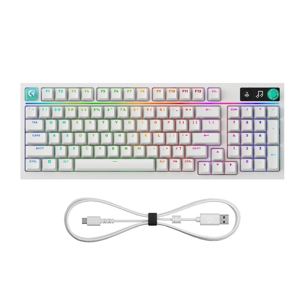 คีย์บอร์ดเกมมิ่ง Logitech Gaming Keybooard G316 X 98 Wired Tactile (TH/EN) White