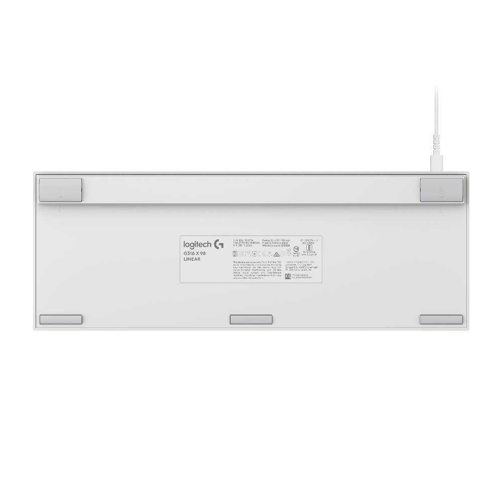 คีย์บอร์ดเกมมิ่ง Logitech Gaming Keybooard G316 X 98 Wired Tactile (TH/EN) White