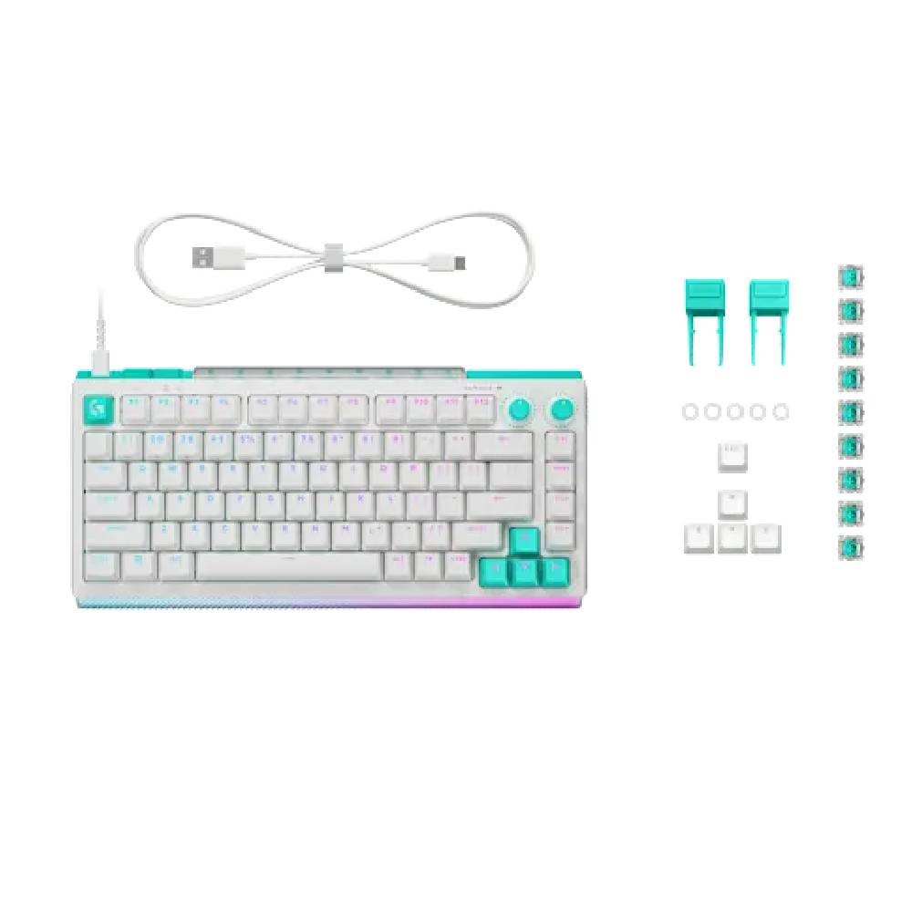 คีย์บอร์ดเกมมิ่ง Logitech Gaming Keyboard G512 X 75 WHITE TACTILE (EN)