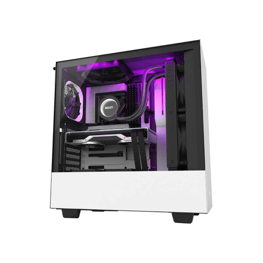 เคสคอมพิวเตอร์ NZXT Computer Case H510i White/Black