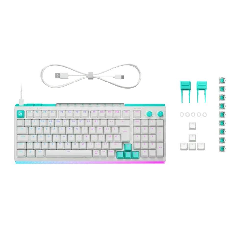 คีย์บอร์ดเกมมิ่ง Logitech Gaming Keyboard G512 X 98 WHITE TACTILE (EN)