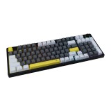 คีย์บอร์ดเกมมิ่ง Nubwo X801 Eleanor CIY 96 Key (Gray/White) Blue Switch Design E