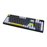 คีย์บอร์ดเกมมิ่ง Nubwo X801 Eleanor CIY 96 Key (Gray/White) Blue Switch Design E