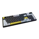 คีย์บอร์ดเกมมิ่ง Nubwo X801 Eleanor CIY 96 Key (Gray/White) Red Switch Design E