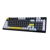 คีย์บอร์ดเกมมิ่ง Nubwo X801 Eleanor CIY 96 Key (Gray/White) Red Switch Design E