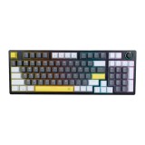 คีย์บอร์ดเกมมิ่ง Nubwo X801 Eleanor CIY 96 Key (Gray/White) Red Switch Design E