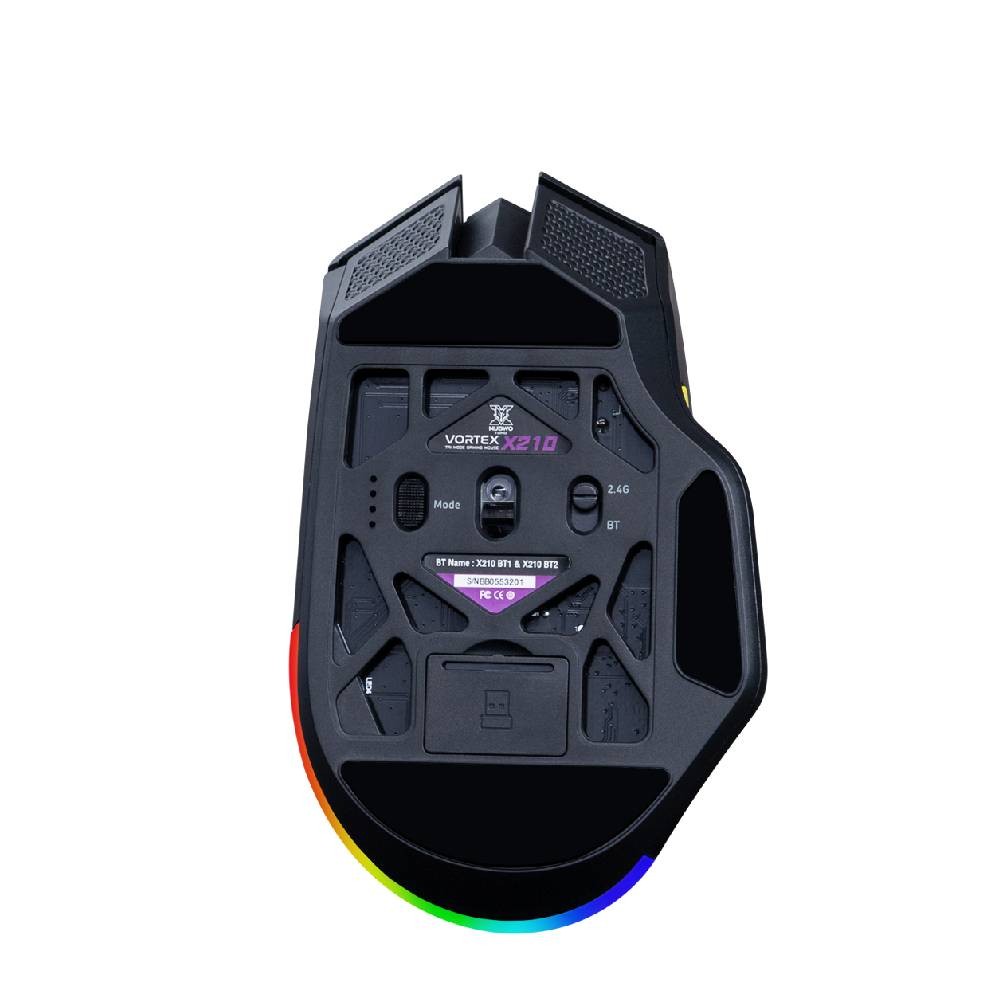 เมาส์เกมมิ่ง Nubwo Tri Mode X210 Black