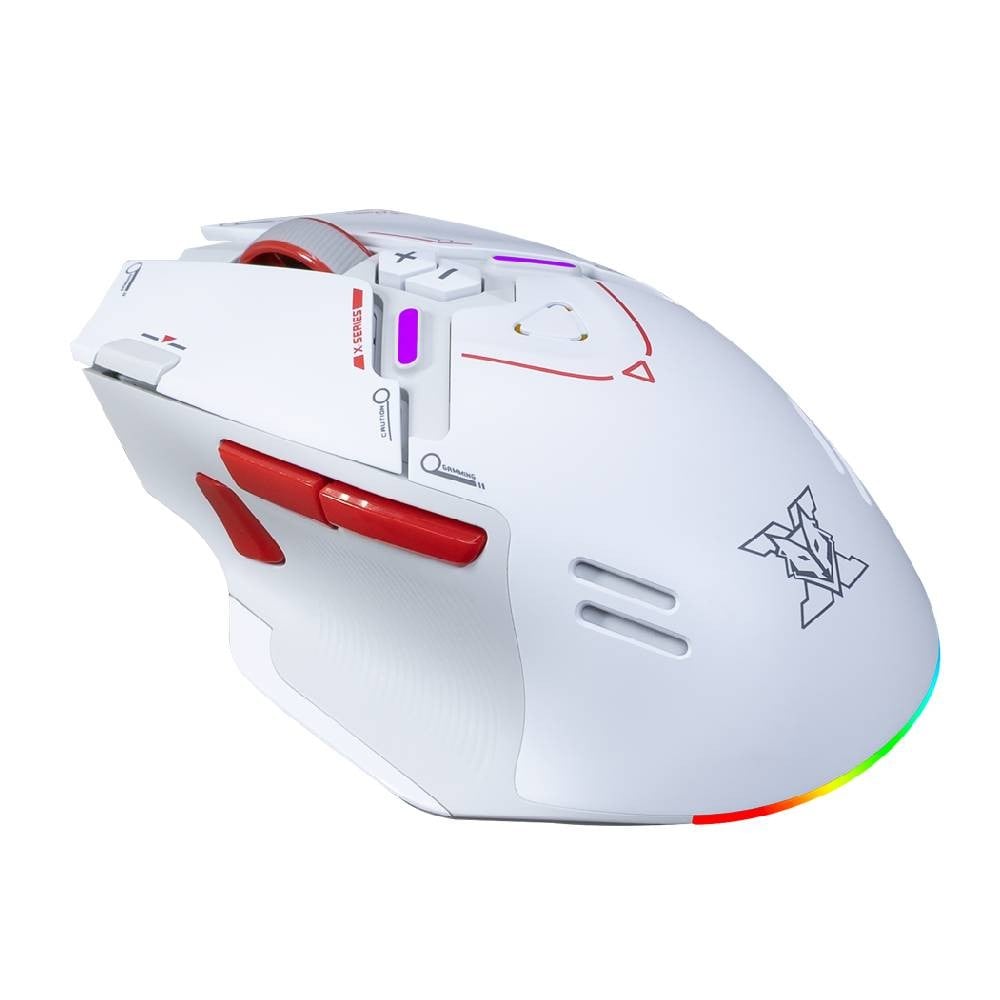 เมาส์เกมมิ่ง Nubwo Tri Mode X210 White