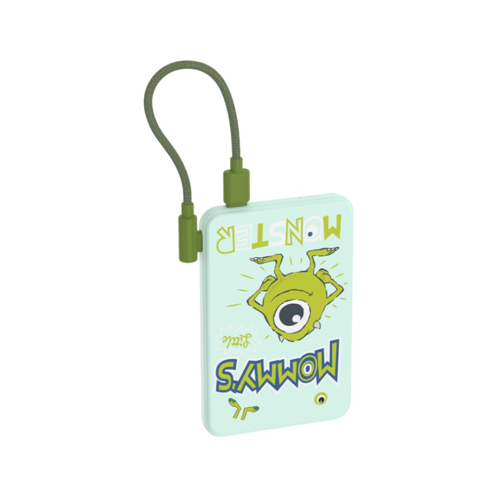 VEGER x Disney พาวเวอร์แบงค์ 5,000 mAh VP05-11WPD/XHD-G80 (M&J2) Matcha (CCC)