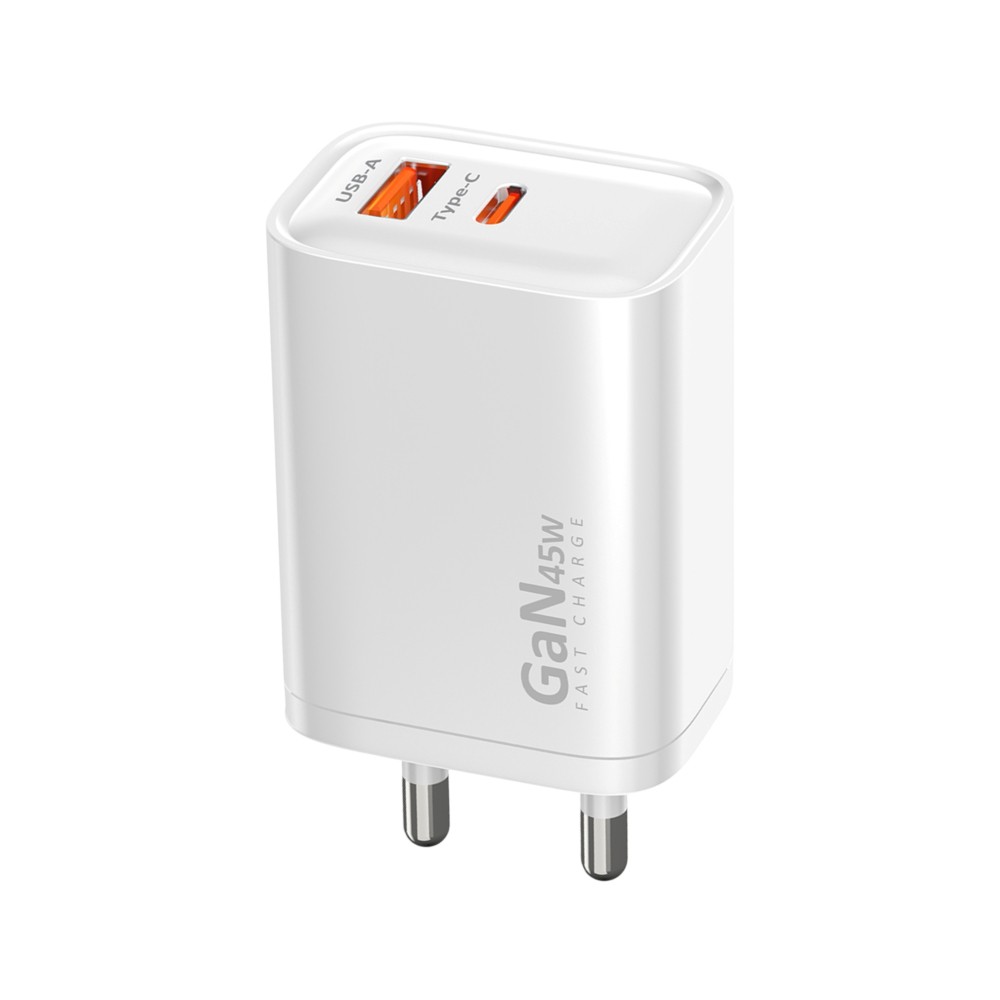 อะแดปเตอร์ ASAKI Wall USB Charger 1 USB-A / 1 USB-C (PD45W) (A-2440D) (TISI)