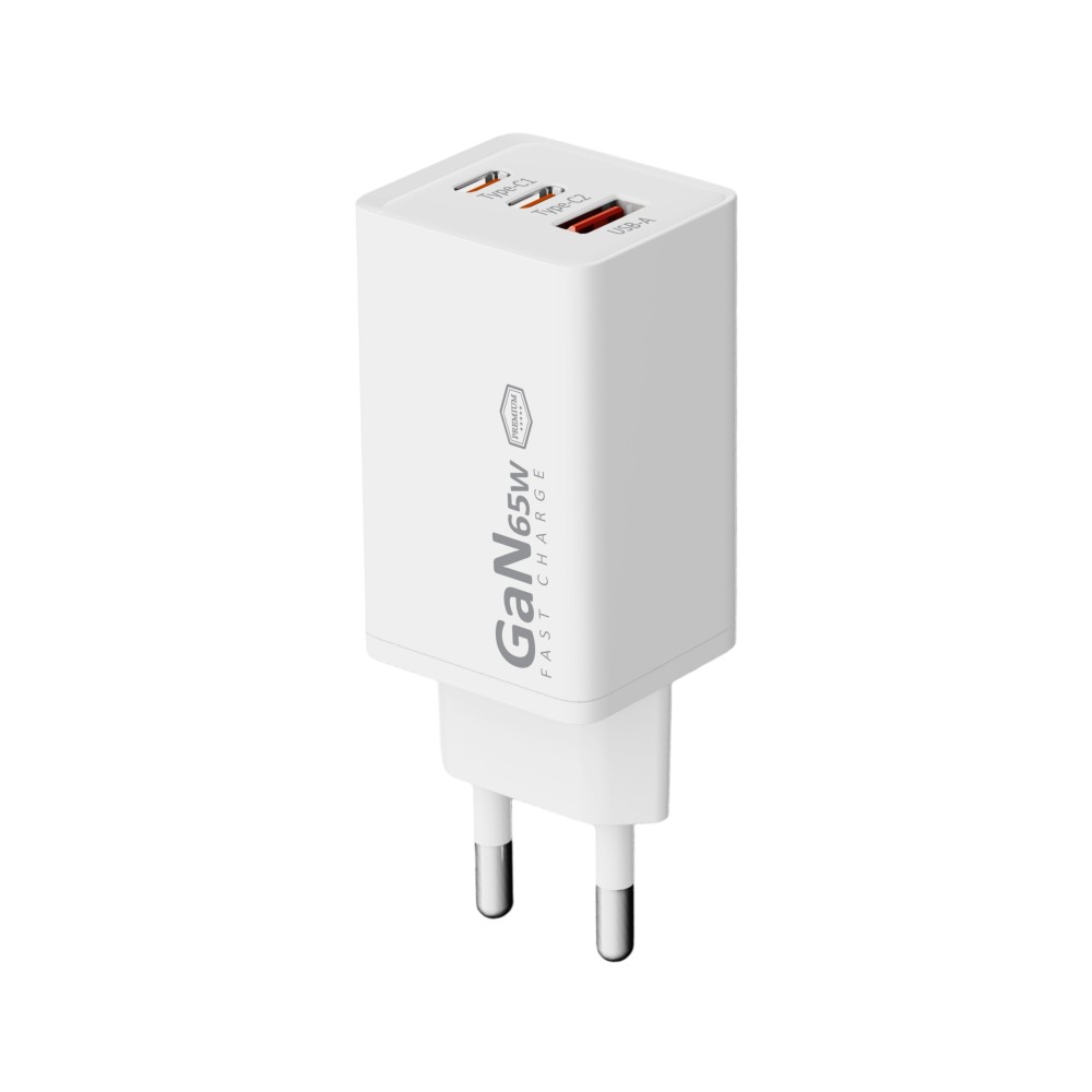 อะแดปเตอร์ ASAKI Wall USB Charger 1 USB-A / 2 USB-C (PD65W) (A-2465D) (TISI)
