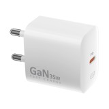 อะแดปเตอร์ ASAKI Wall USB Charger 1 USB-C (PD35W) White (A-2434D) (TISI)